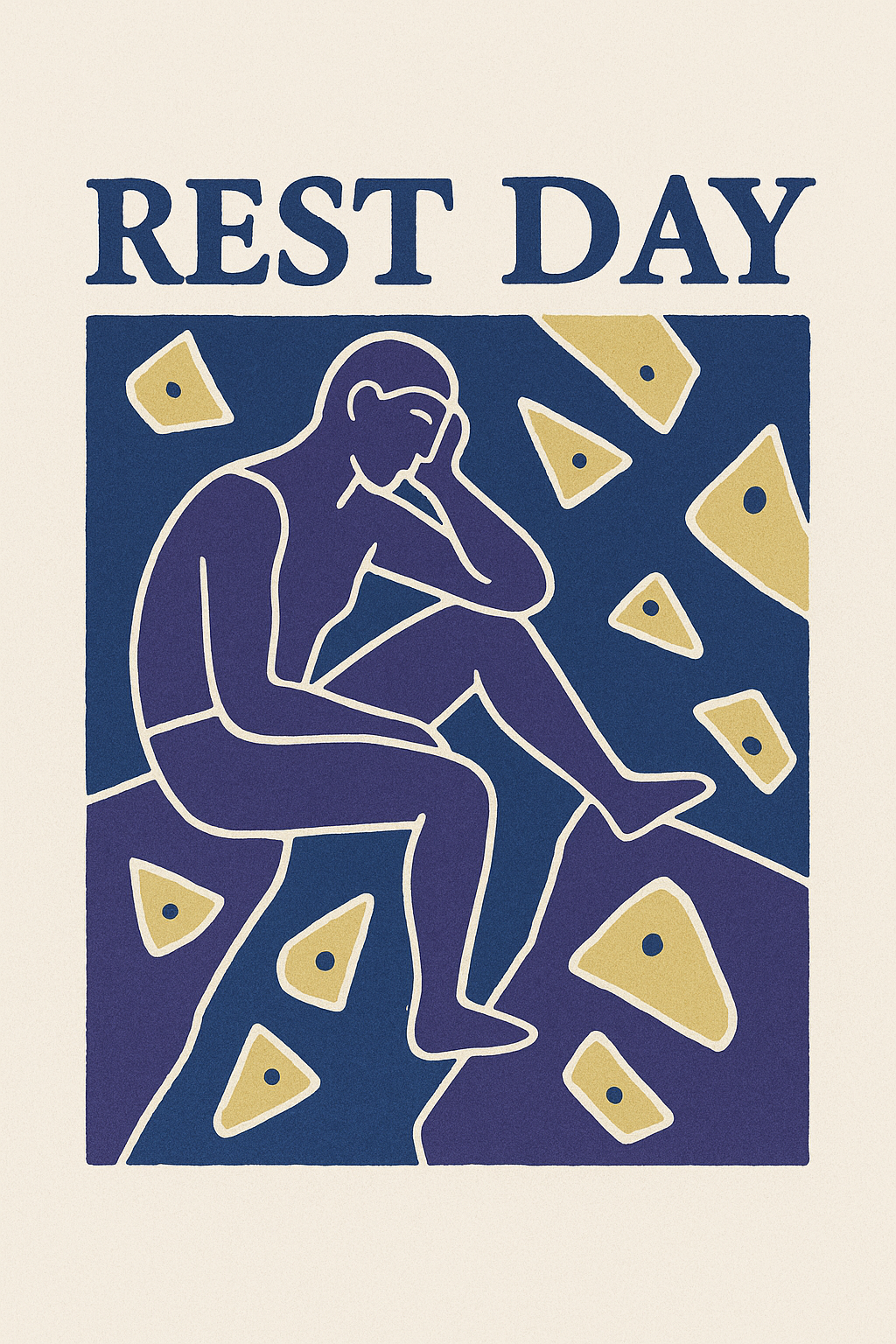 Rest day in mono t-shirt